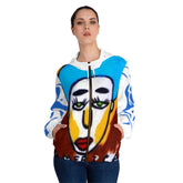 Women’s Full-Zip HIP HOP ART Hoodie (AOP)